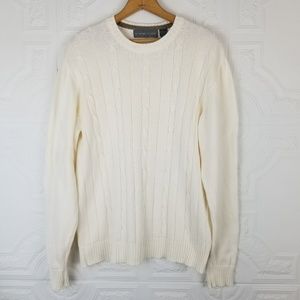 Oscar De La Renta Cable Knit Sweater Unisex